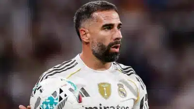 Carvajal desfalca Real Madrid por pelo menos quatro semanas