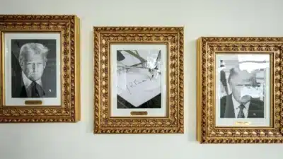 Biden ausente da foto na Casa Branca causa polêmica na cerimônia