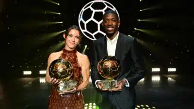 Aitana Bonmatí e Ousmane Dembélé são eleitos na Bola de Ouro! Veja a pontuação