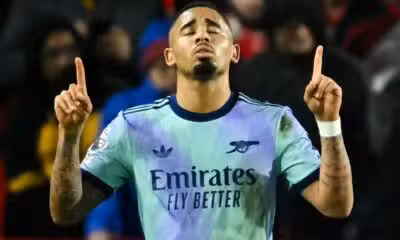 Real Madrid e Arsenal não contam com Gabriel Jesus para a disputa da Liga dos Campeões e registram apenas três jogadores ofensivos na lista da competição