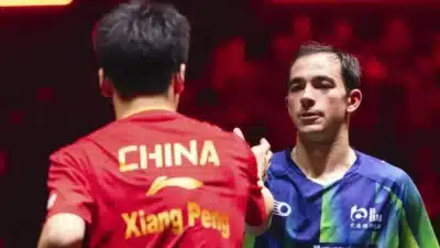 Calderano perde para chinês e é eliminado do China Smash