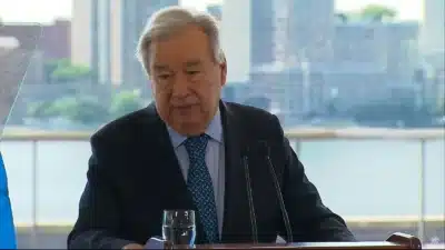 Guterres celebra vitória de María Corina Machado com Nobel da Paz Guterres celebra vitória de María Corina Machado com Nobel da Paz