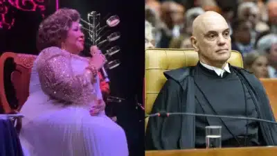 Alcione dedica show a Alexandre de Moraes: “Ele é amado” e público grita “sem anistia”