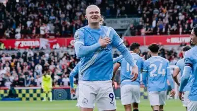 Haaland marca gol crucial e City vence Brentford na Premier League