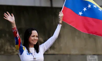 Maria Corina Machado recebe Prêmio Nobel da Paz por defesa da democracia na Venezuela Maria Corina Machado recebe Prêmio Nobel da Paz por defesa da democracia na Venezuela