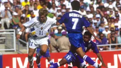 Tomas Brolin, ex-astro da Copa de 1994, vende aspiradores e relata felicidade com aposentadoria