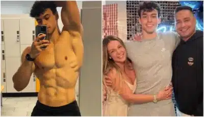 Carla Perez encanta ao exaltar filho com foto do tanquinho de Victor Alexandre